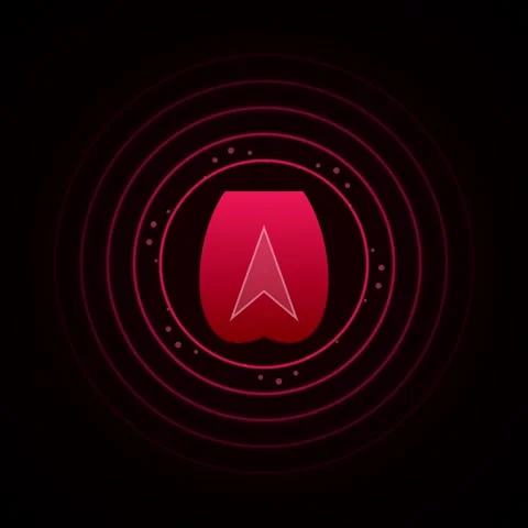 Futuristic Glowing Circle Technology Abstract Background Data Visualization.. Stock Footage 344777073