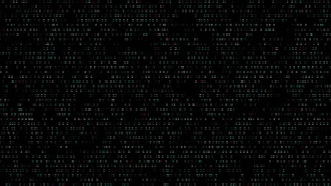Futuristic Glowing Computer Data, Computer Data Flow, High Tech Computer Data Stock Footage 349016425