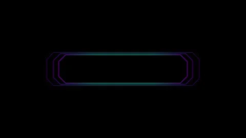Futuristic glowing digital interface frame with seamless animation on clean.. Stock Footage 345574584