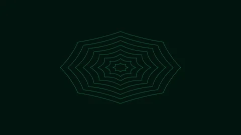 Futuristic glowing geometric grid dots abstract digital energy network back.. Stock Footage 342524112