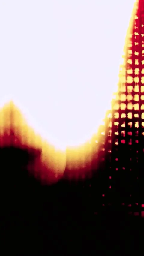 Futuristic glowing liquid wave in motion. Vibrant molten plasma ripple 库存影片 340024832