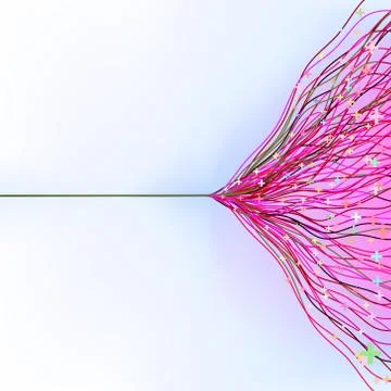 Futuristic glowing motion blurred light. EPS 8 Stock Illustration