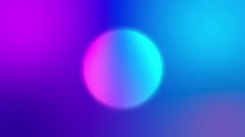 Futuristic Glowing Orb with Soft Gradient Background Loop Stock Footage 334325199