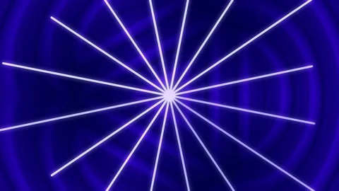 Futuristic glowing radial network of bright green energy beams on black bac.. Stock Footage 339792621