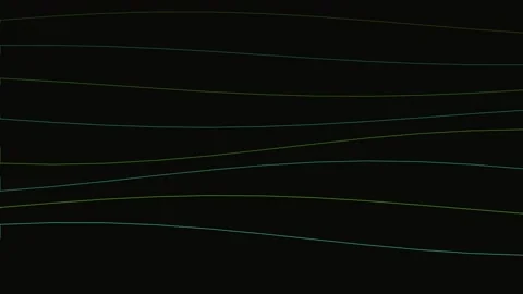 Futuristic glowing wave lines abstract background for data visualization te.. 스톡 동영상 343659291