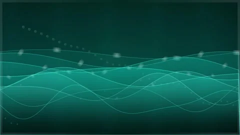 Futuristic glowing wave lines visualizing digital technology data transfer .. Stock Footage 346004061