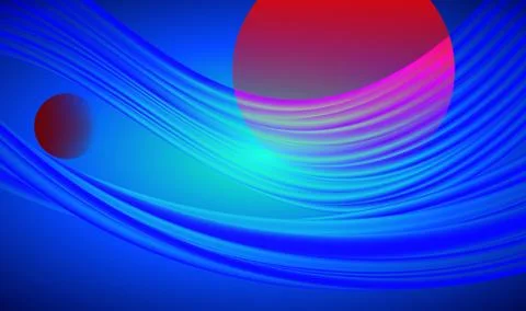 Futuristic Gradient Blue Background. Stock Illustration