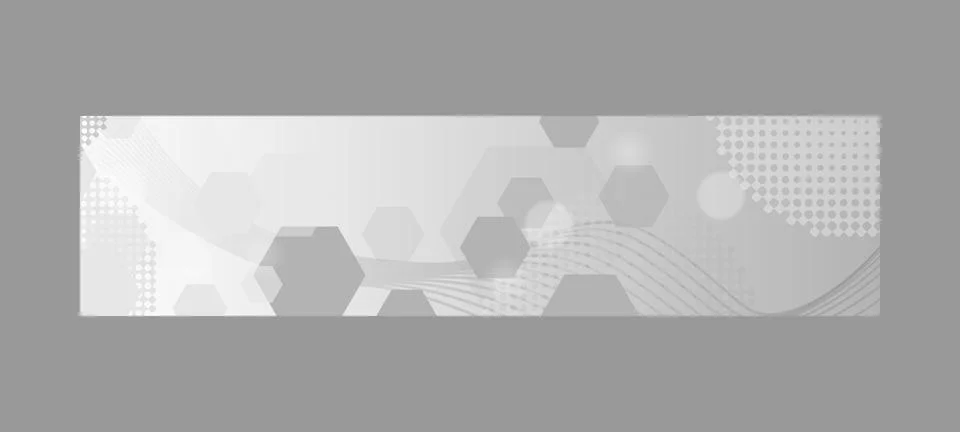 Futuristic gradient gray digital horizontal banner concept Stock Illustration