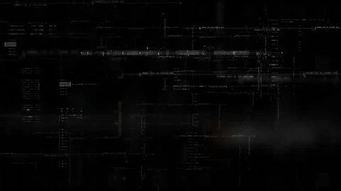 Futuristic graphic user interface head up display blank screen template Video stock 261168567