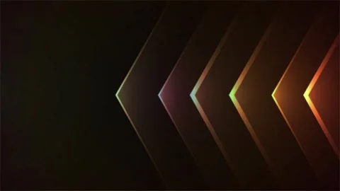 Futuristic Green Abstract Light Lines and Glow Design Stock Footage 296861740