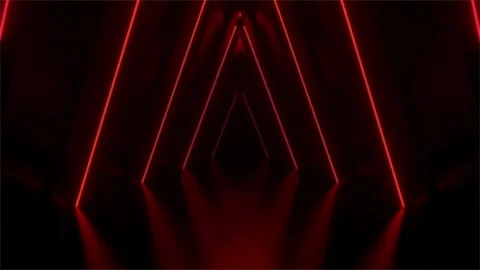 Futuristic Green Abstract Light Lines and Glow Design Stock Footage 296861803