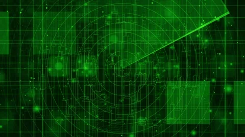 Futuristic green digital cityscape rotates with isometric precision, real-time Stock Footage 339879150