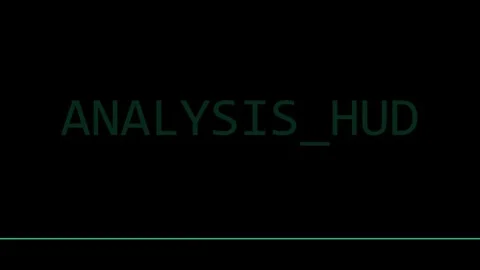 Futuristic green digital data analysis HUD interface background. Modern tec.. Stockbeeldmateriaal 330280292