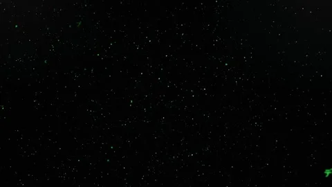 Futuristic Green Digital Matrix Code Flying Through Black Space Stock Footage 334733297