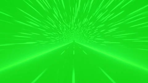 Futuristic green neon light speed warp drive travel through digital space t.. Stock Footage 338264310