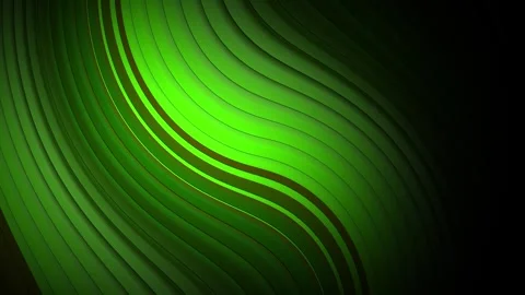Futuristic green ribbon wave motion abstract technology background loop 스톡 동영상 336410467