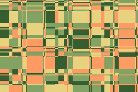 Futuristic grid abstraction with smooth glitch motion and geometric balance.. Stock Illustration