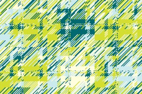 Futuristic grid abstraction with smooth glitch motion and geometric balance.. Stock Illustration