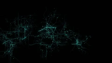 Futuristic grid animation background Stock Footage 58336137