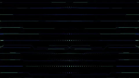 Futuristic Grid Design with Blue and Black Digital Interface Lines 動画素材 341917881