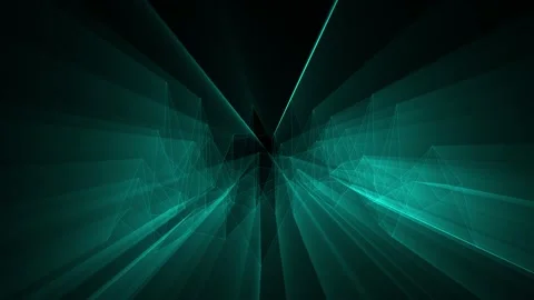 Futuristic grid hologram light effect rays background animation Stock Footage 194502994