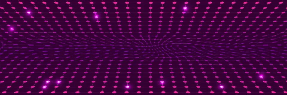 Futuristic grid line background poligon mock up Stock Illustration