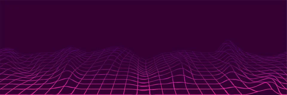 Futuristic grid line background poligon mock up Stock Illustration