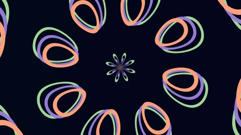 Futuristic grid particles final Video stock 309649279