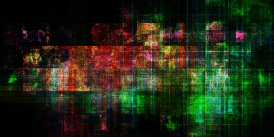 Futuristic Grunge Backdrop For Advanced Tech Presentations Stock Illustration