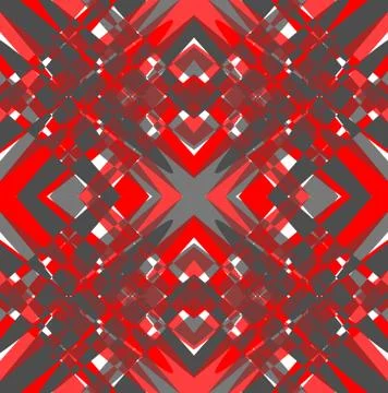 Futuristic grunge tile with rhomboid patterns Stock Illustration