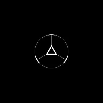 Futuristic GUI circle target, aim, sight, HUD reticle, cyberpunk aesthetics Stock Illustration