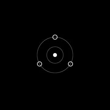 Futuristic GUI circle target, tech aim, HUD reticle, cyberpunk aesthetics Stock Illustration