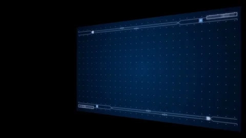 Futuristic GUI (Graphical User Interface... | Stock Video | Pond5
