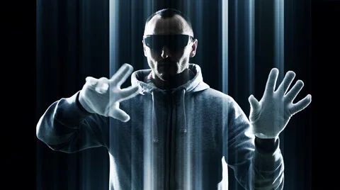 Futuristic hacker attack, cyber security, future 스톡 동영상 42125990