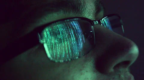 Futuristic Hacker Stock Footage 38639000