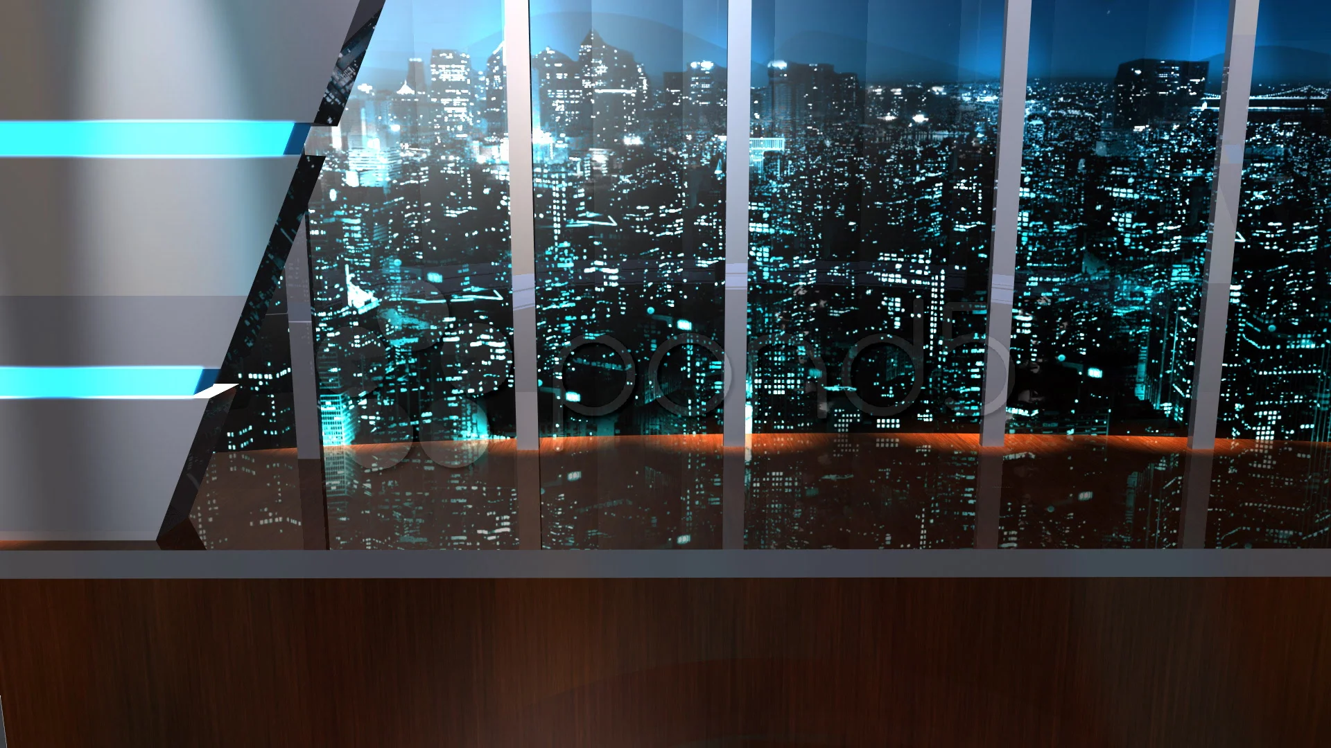 Futuristic HD Virtual 3D Set Background ... | Stock Video | Pond5