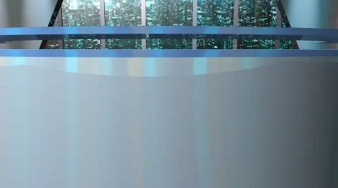 Futuristic HD Virtual 3D Set Background Animation Stock Footage