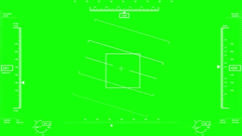 Futuristic heads-up display Stock Footage 194252115