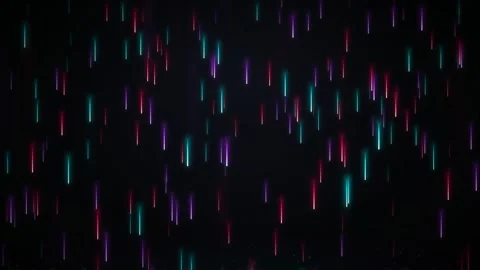 Futuristic Heavy Neon Rain Stream Cyberpunk Downpour Background Loop 스톡 동영상 342710104
