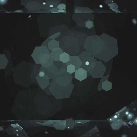 Futuristic Hexagonal Glow Loop Background Stock Footage 305259692