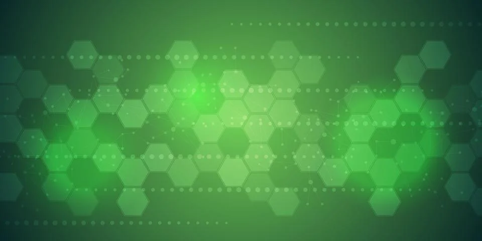 Futuristic hexagonal technology background 스톡 일러스트