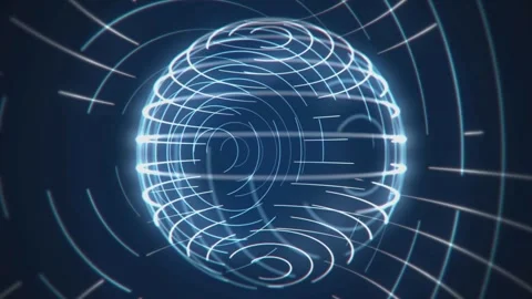 Futuristic hi-tech background animation. Digital Data Network Connection 스톡 동영상 334024078