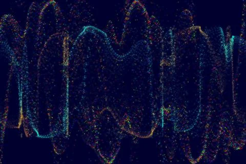 Futuristic hi-tech banner. Data Science abstract technological background in  Stock Photos