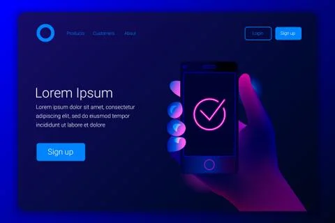 Futuristic hi tech mobile technology concept. Ilustración de archivo