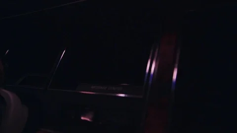 Futuristic high tech control panel displaying a speedometer and tachometer like Stock Footage 105753684