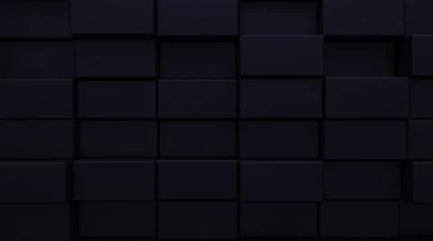 Futuristic, High Tech, dark background, with a square block structure. Wall t Illustrazione stock