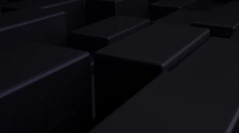 Futuristic, High Tech, dark background, with a square block structure. Wall t Illustrazione stock