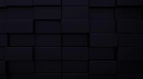 Futuristic, High Tech, dark background, with a square block structure. Wall t Stock Illustration