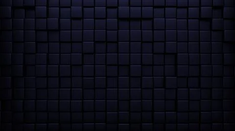 Futuristic, High Tech, dark background, with a square block structure. Wall t Illustrazione stock