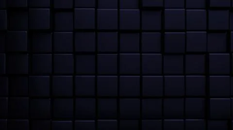 Futuristic, High Tech, dark background, with a square block structure. Wall t Stock Illustration